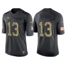 Nike Denver Broncos #13 Trevor Siemian Men's Stitched Black NFL Salute to Service Limited Jerseys