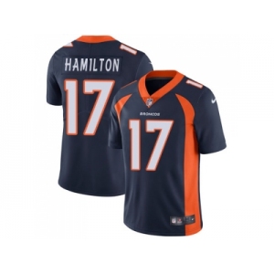 Nike Denver Broncos #17 DaeSean Hamilton Navy Blue Alternate Men Stitched NFL Vapor Untouchable Limited Jersey