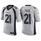 Nike Denver Broncos #21 Aqib Talib 2016 Gridiron Gray II Men's NFL Limited Jersey