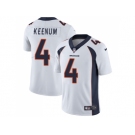 Nike Denver Broncos #4 Case Keenum White Men Stitched NFL Vapor Untouchable Limited Jersey