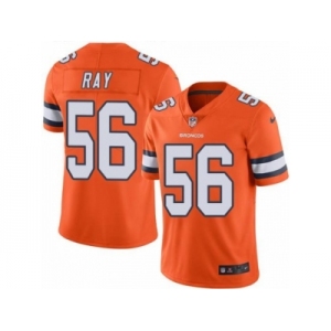 Nike Denver Broncos #56 Shane Ray Orange Men's Stitched NFL Limited Rush Jersey