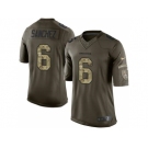 Nike Denver Broncos #6 Mark Sanchez Green Men's Stitched NFL Limited Salute To Service Jersey