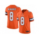 Nike Denver Broncos #8 Brandon McManus Orange Men's Stitched NFL Limited Rush Jersey