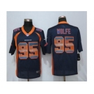 Nike Denver Broncos #95 Derek Wolfe Navy Blue Alternate Men's Stitched NFL Limited Strobe Jersey