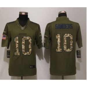 nike nfl jerseys denver broncos #10 sanders army green[nike Limited Salute To Service][sanders]