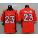 nike nfl jerseys denver broncos #23 mcgahee orange[nike limited]