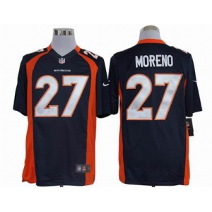 nike nfl jerseys denver broncos #27 moreno blue[nike limited]