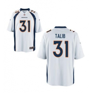 nike nfl jerseys denver broncos #31 talib white[nike limited]