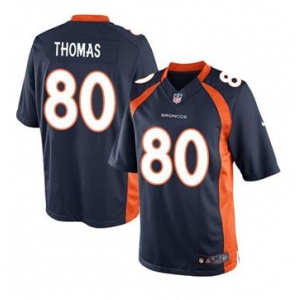 nike nfl jerseys denver broncos #80 thomas blue[nike limited]