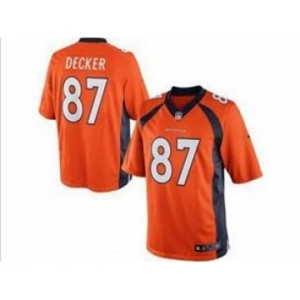nike nfl jerseys denver broncos #87 eric decker orange[new nike Limited]