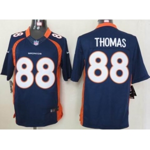 nike nfl jerseys denver broncos #88 thomas blue[nike limited]