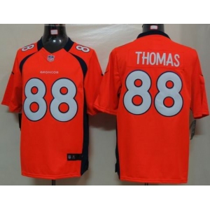 nike nfl jerseys denver broncos #88 thomas orange[nike limited]