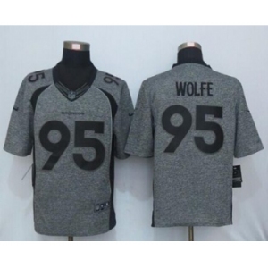 nike nfl jerseys denver broncos #95 wolfe gray[nike Limited]