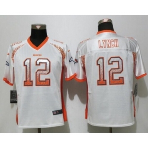 Women Nike Denver Broncos #12 Paxton Lynch Drift Fashion White Jersey