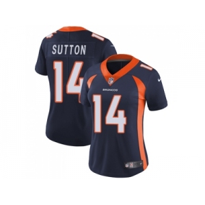 Women Nike Denver Broncos #14 Courtland Sutton Blue Alternate Stitched NFL Vapor Untouchable Limited Jersey