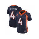 Women Nike Denver Broncos #4 Case Keenum Blue Alternate Stitched NFL Vapor Untouchable Limited Jersey