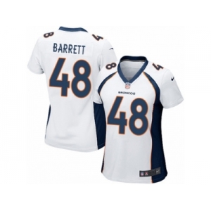 Women Nike Denver Broncos #48 Shaquil Barrett Game White NFL Jersey