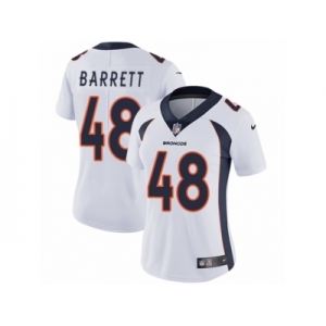 Women Nike Denver Broncos #48 Shaquil Barrett White Vapor Untouchable Limited Player NFL Jersey