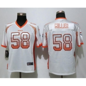 Women Nike Denver Broncos #58 Von Miller Drift Fashion White Jersey