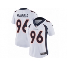 Women Nike Denver Broncos #96 Shelby Harris White Vapor Untouchable Limited Player NFL Jersey