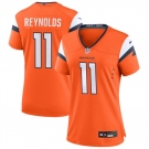 Women's Denver Broncos #11 Josh Reynolds Orange 2024 Stitched Jersey