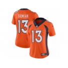 Women's Nike Denver Broncos #13 Trevor Siemian Vapor Untouchable Limited Orange Team Color NFL Jersey