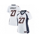 Women's Nike Denver Broncos #27 Brendan Langley Limited White NFL Jersey