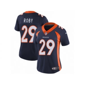 Women's Nike Denver Broncos #29 Bradley Roby Vapor Untouchable Limited Navy Blue Alternate NFL Jersey