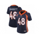 Women's Nike Denver Broncos #48 Shaquil Barrett Vapor Untouchable Limited Navy Blue Alternate NFL Jersey