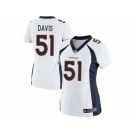 Women's Nike Denver Broncos #51 Todd Davis Limited White NFL Jersey