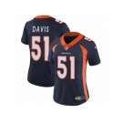 Women's Nike Denver Broncos #51 Todd Davis Vapor Untouchable Limited Navy Blue Alternate NFL Jersey