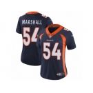 Women's Nike Denver Broncos #54 Brandon Marshall Vapor Untouchable Limited Navy Blue Alternate NFL Jersey