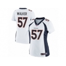 Women's Nike Denver Broncos #57 Demarcus Walker Limited White NFL Jersey