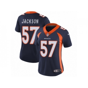 Women's Nike Denver Broncos #57 Tom Jackson Vapor Untouchable Limited Navy Blue Alternate NFL Jersey