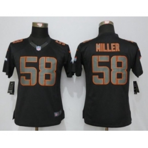 Womens Nike Denver Broncos #58 Von Miller Impact Limited Black Jerseys