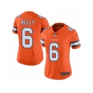 Women's Nike Denver Broncos #6 Chad Kelly Limited Orange Rush NFL Jersey