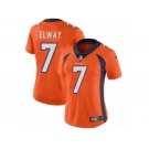 Women's Nike Denver Broncos #7 John Elway Vapor Untouchable Limited Orange Team Color NFL Jersey