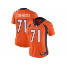 Women's Nike Denver Broncos #71 Donald Stephenson Vapor Untouchable Limited Orange Team Color NFL Jersey