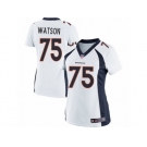 Women's Nike Denver Broncos #75 Menelik Watson Limited White NFL Jersey