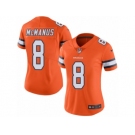 Women's Nike Denver Broncos #8 Brandon McManus Limited Orange Rush NFL Jersey