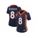 Women's Nike Denver Broncos #8 Brandon McManus Vapor Untouchable Limited Navy Blue Alternate NFL Jersey