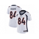 Women's Nike Denver Broncos #84 Shannon Sharpe Vapor Untouchable Limited White NFL Jersey