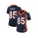 Women's Nike Denver Broncos #85 Virgil Green Vapor Untouchable Limited Navy Blue Alternate NFL Jersey