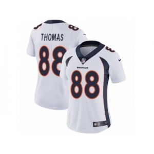 Women's Nike Denver Broncos #88 Demaryius Thomas Vapor Untouchable Limited White NFL Jersey