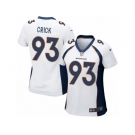 Women's Nike Denver Broncos #93 Jared Crick Game White NFL Jersey