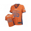 Women's Nike Denver Broncos #95 Derek Wolfe Limited Orange Drift Fashion NFL Jersey