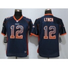 Wonen Nike Denver Broncos #12 Paxton Lynch Drift Fashion Blue Jerseys