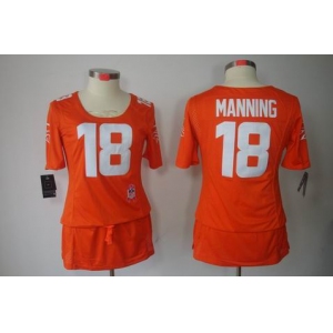 nike women nfl jerseys denver broncos #18 manning orange[breast cancer awareness]