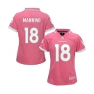 nike women nfl jerseys denver broncos #18 manning pink[nike 2015]