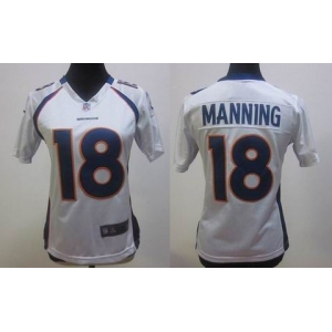 nike women nfl jerseys denver broncos #18 manning white[nike]